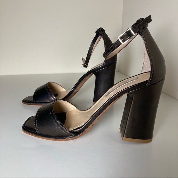 Fabio Rusconi Shoes - Fabio Rusconi Bronze Ankle Strap Sandal Heels size 6